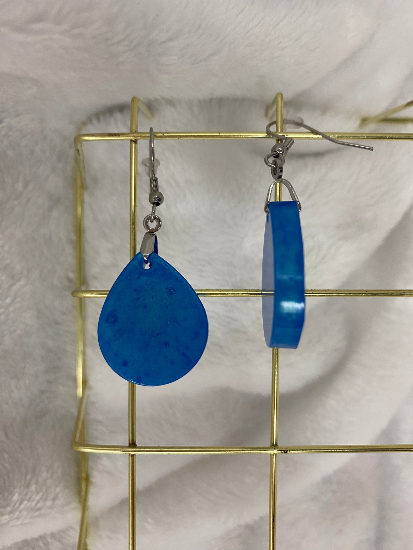 Sky Blue Teardrop Earrings