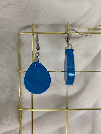Sky Blue Teardrop Earrings