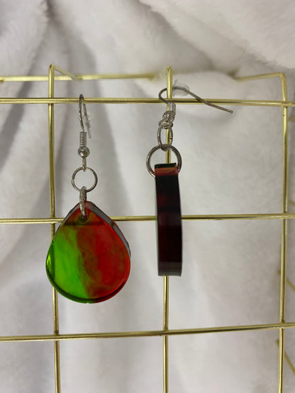 Red & Green  Earrings