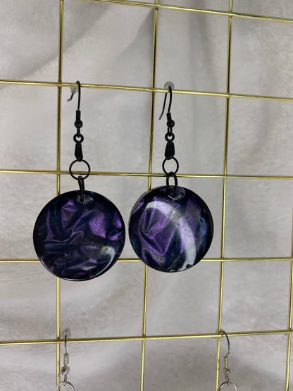 Colorshift Earrings Circle Shaped
