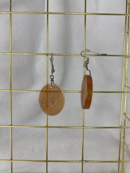 Brown with hints of Green Earrings