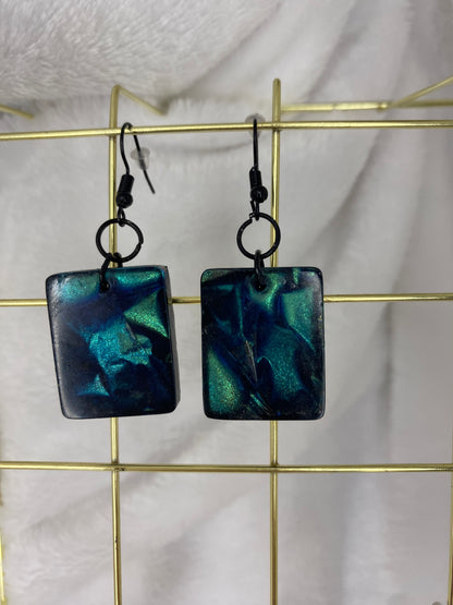 Colorshift Earrings Rectangle Shaped