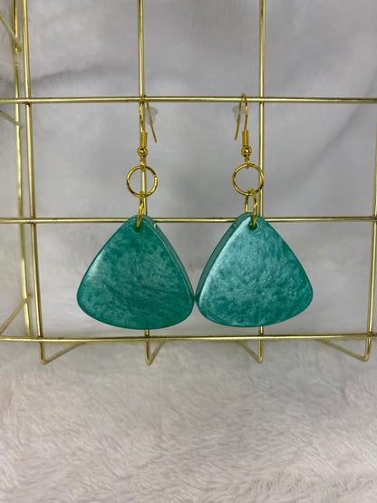 Blue/Green Earrings