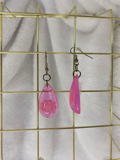 Petal Pink Mini Teardrop Earrings