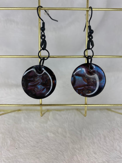 Colorshift Earrings Circle Shaped
