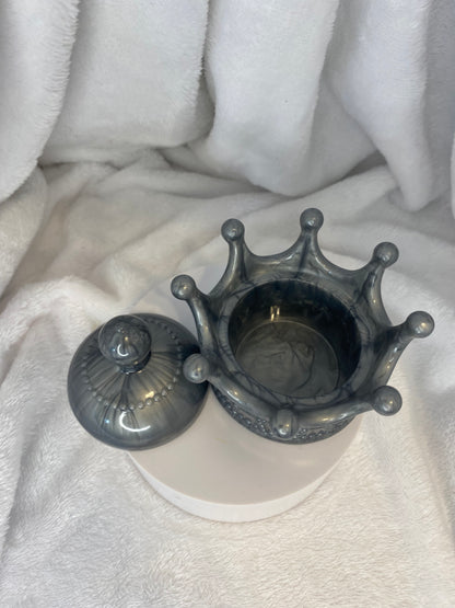 Crown Jewelry Dishes with Cover
