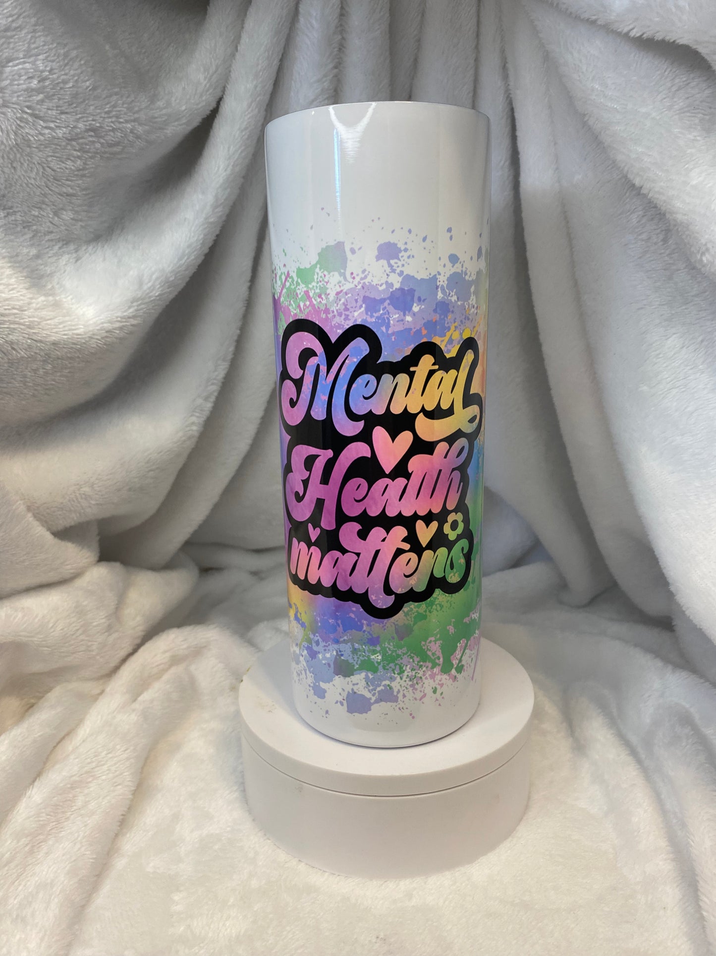 20 oz Skinny Mental Health Matters Splash Tumbler