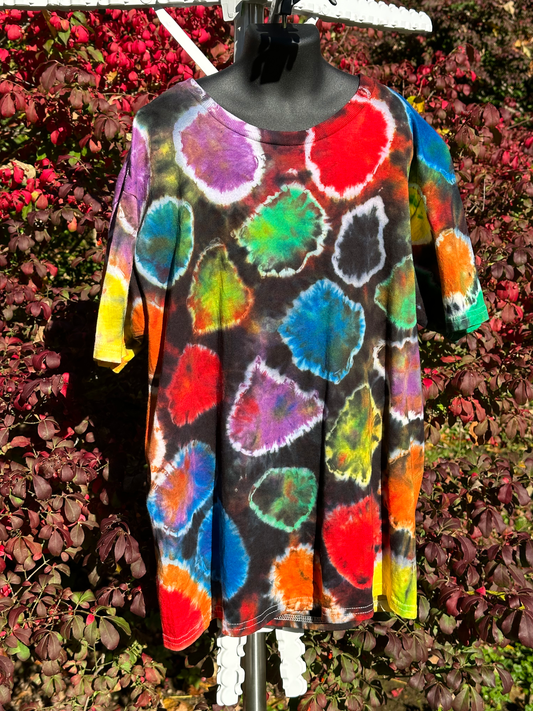 Youth XL Reverse Geode Tie Dye Tee Shirt
