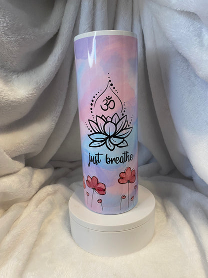 20 oz. Skinny Just Breathe Lotus Tumbler