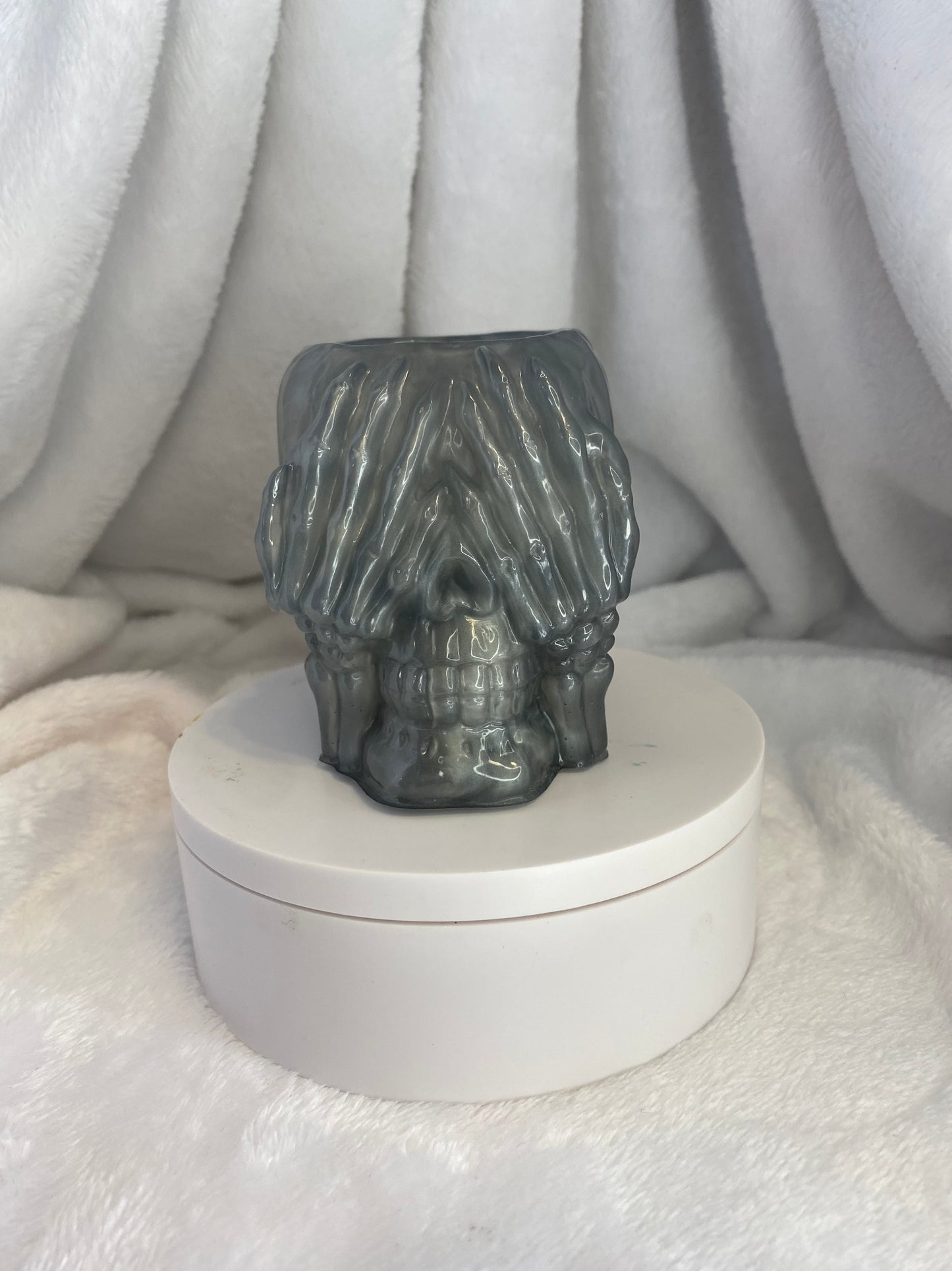 Succulent Hear No Evil, See No Evil, Speak No Evil Skull Holders 3 pc Set