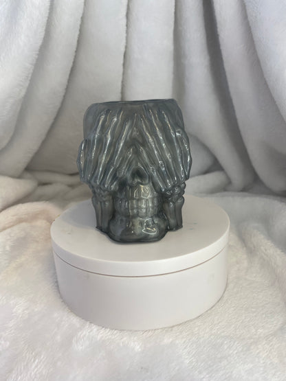 Succulent Hear No Evil, See No Evil, Speak No Evil Skull Holders 3 pc Set