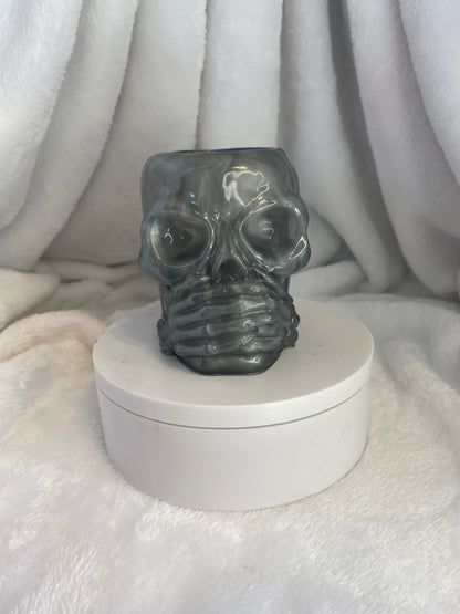 Succulent Hear No Evil, See No Evil, Speak No Evil Skull Holders 3 pc Set