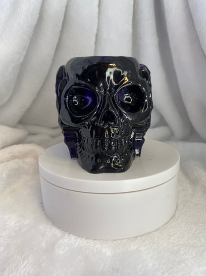 Succulent Hear No Evil, See No Evil, Speak No Evil Skull Holders 3 pc Set