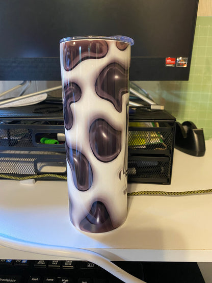 3D Puff 20oz Skinny Tumbler