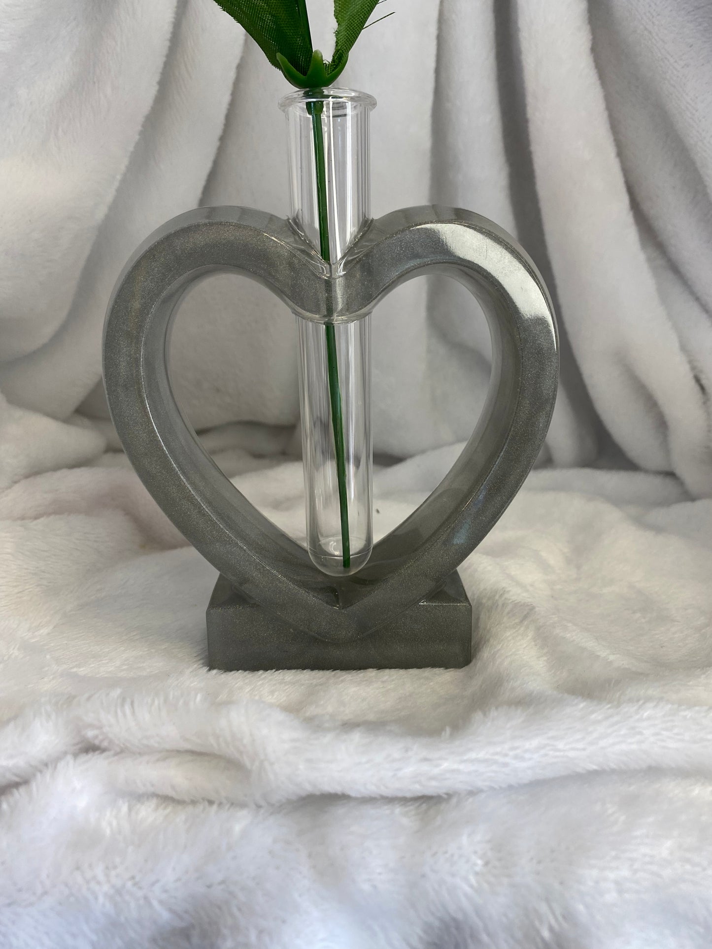 Heart Shape Single Flower Vases