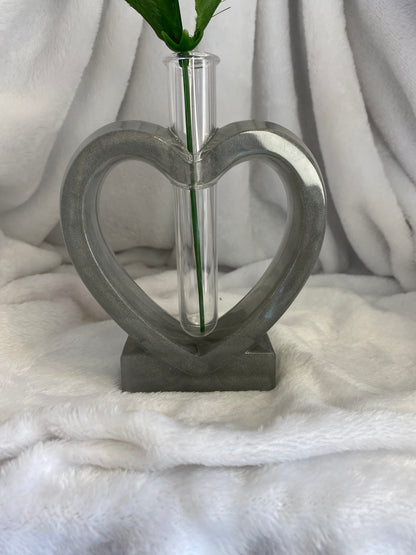 Heart Shape Single Flower Vases