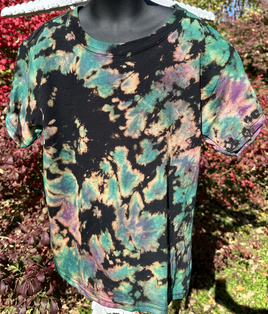 Youth Extra Small Reverse Tie Dye Tee Shirt