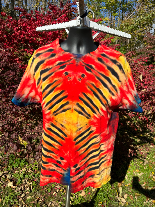 Large Reverse Tie Dye Tee Shirt