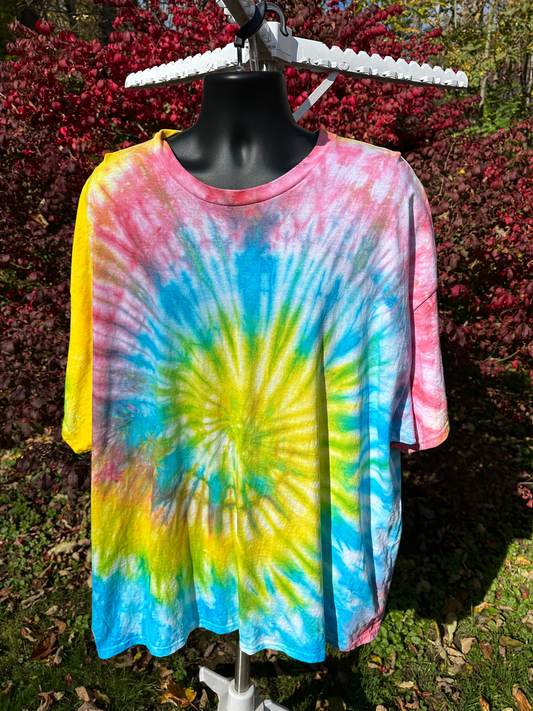 4XL Tie Dye Tee Shirt