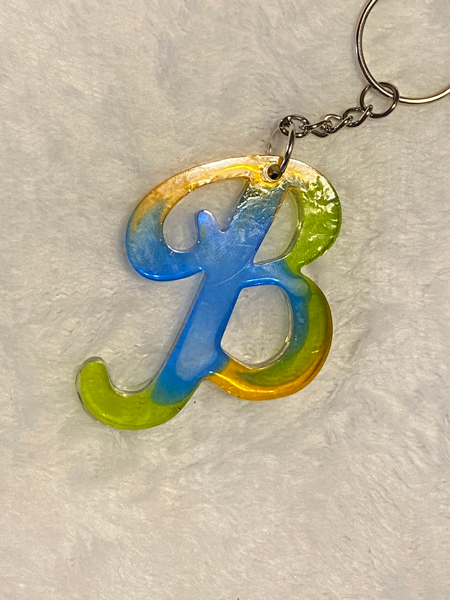 Multicolored Fancy Style Letter Keychains