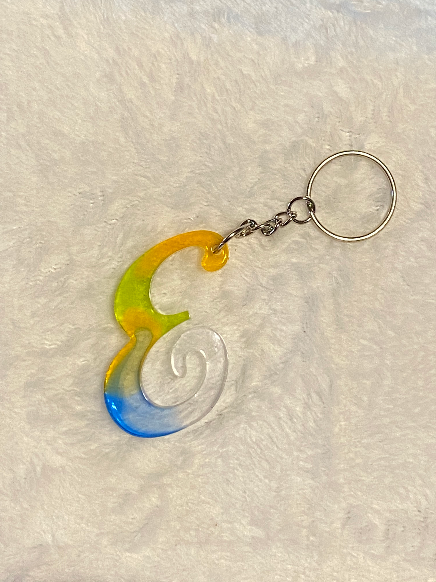 Multicolored Fancy Style Letter Keychains