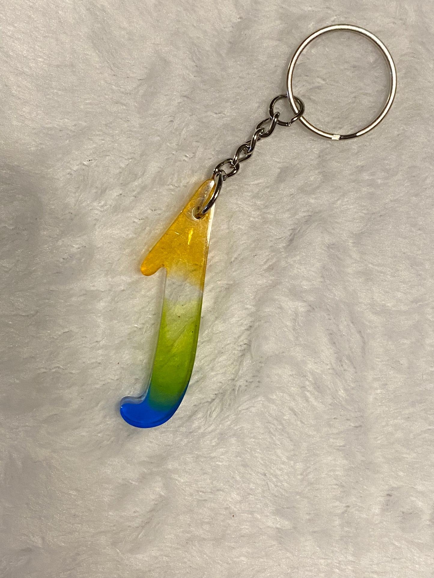 Multicolored Fancy Style Letter Keychains