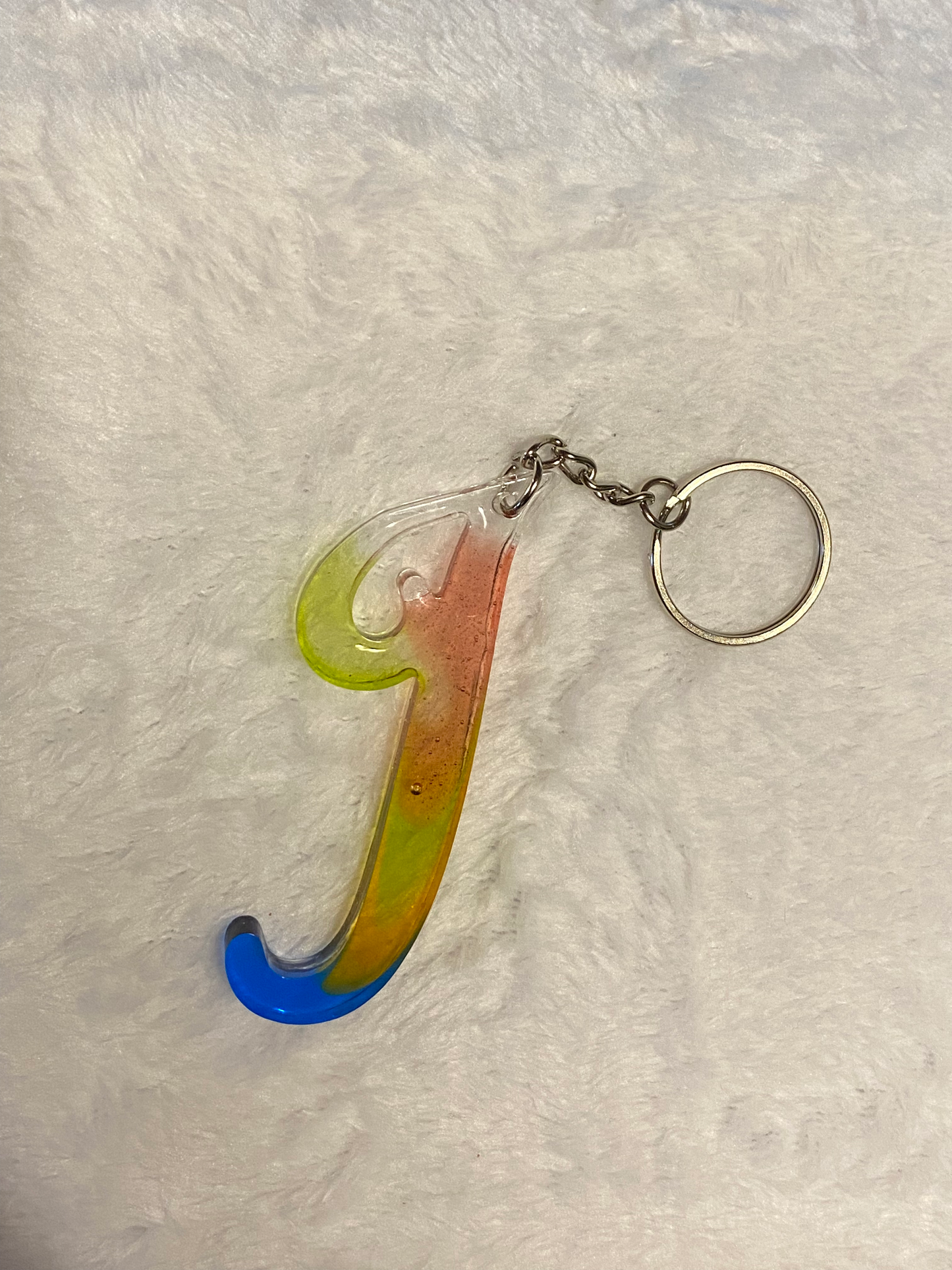 Multicolored Fancy Style Letter Keychains