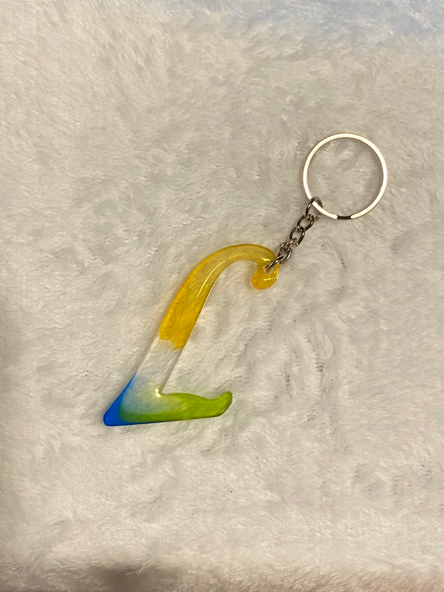 Multicolored Fancy Style Letter Keychains