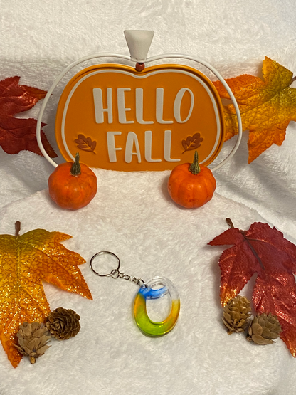 Multicolored Fancy Style Letter Keychains
