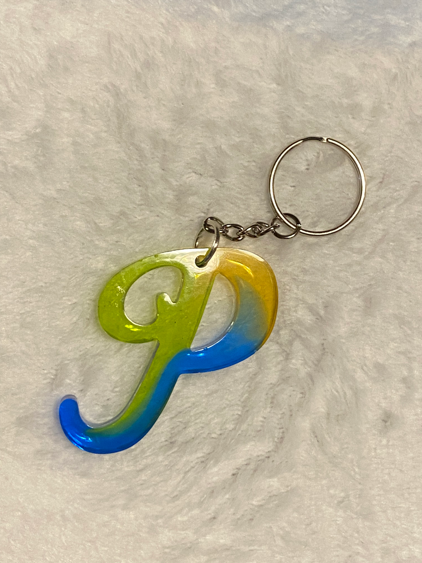 Multicolored Fancy Style Letter Keychains