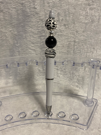 Animal Print Beaded Pens