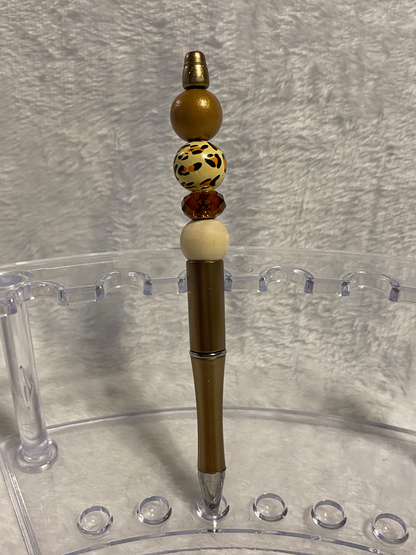 Animal Print Beaded Pens