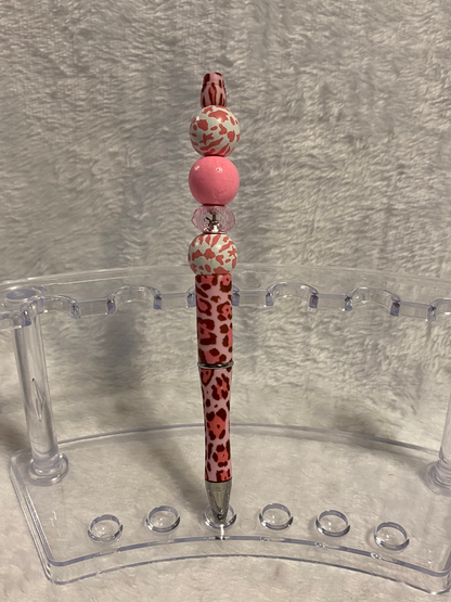 Animal Print Beaded Pens