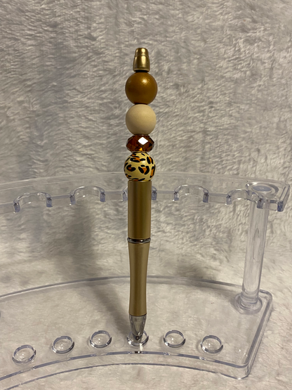 Animal Print Beaded Pens
