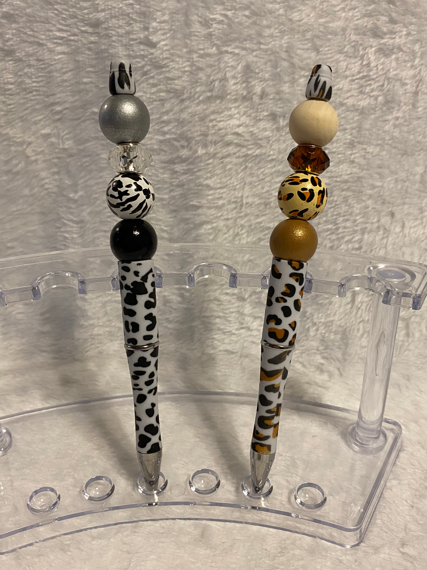 Animal Print Beaded Pens