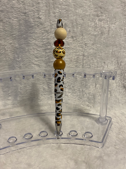Animal Print Beaded Pens