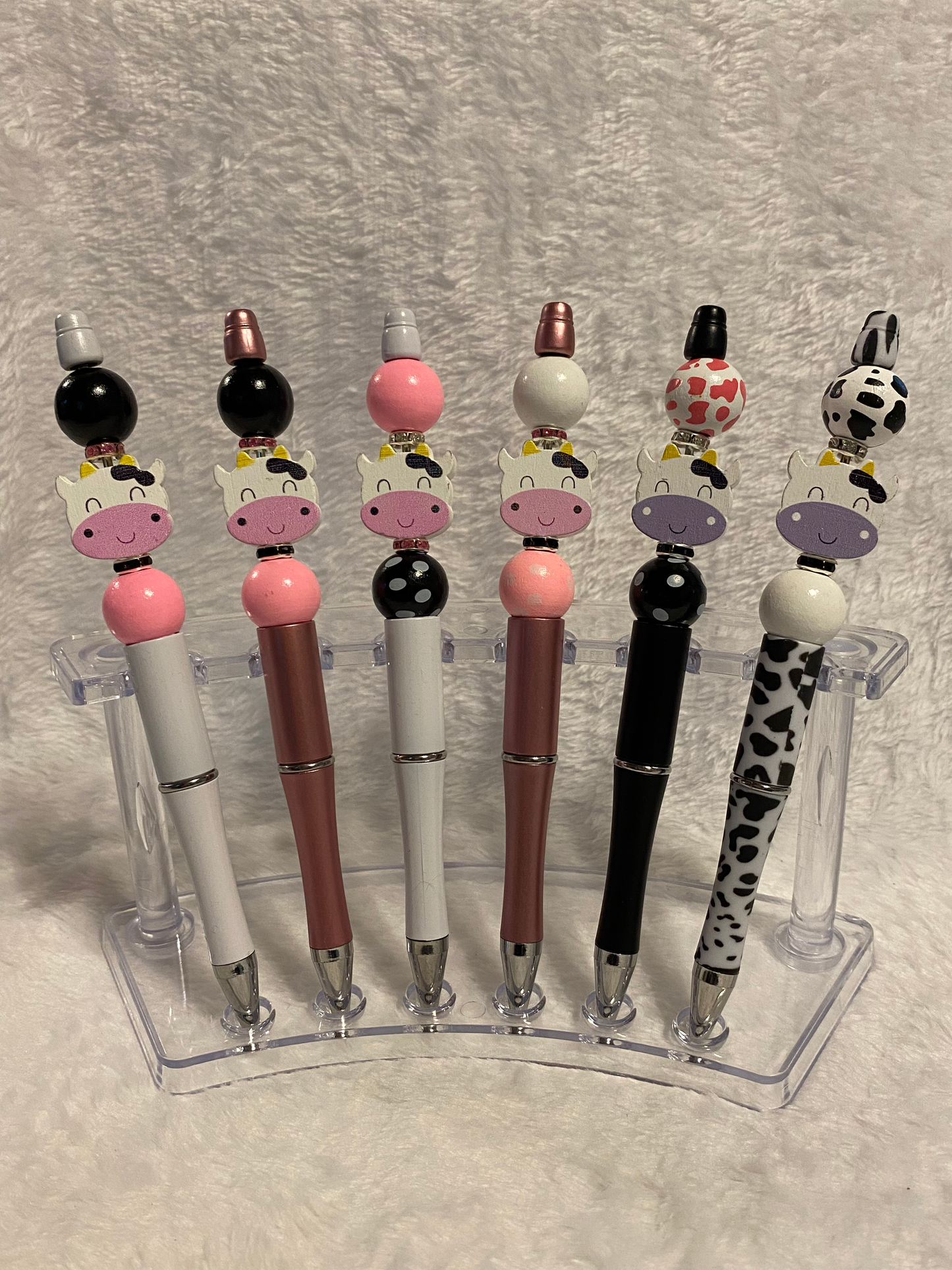 Cow Beaded Pens