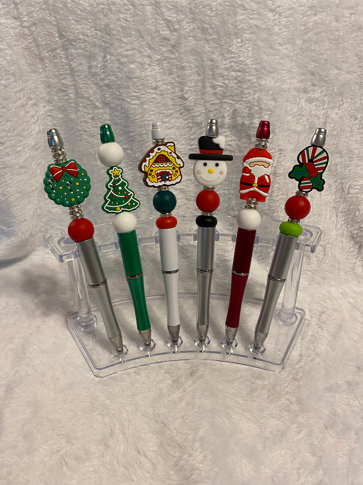 Christmas Beaded Pens