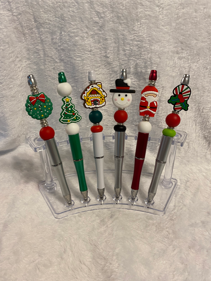 Christmas Beaded Pens