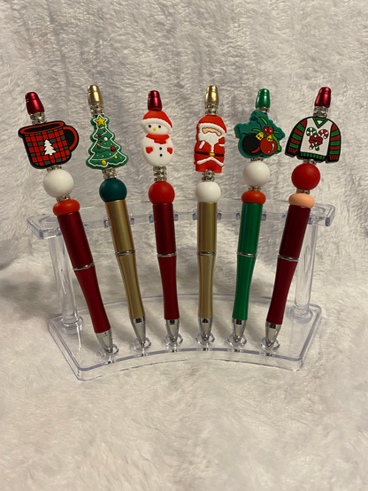 Christmas Beaded Pens