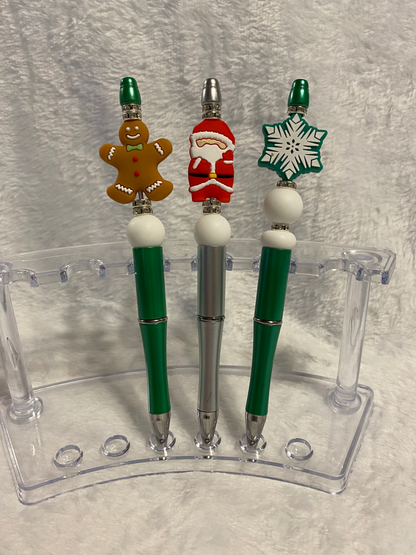 Christmas Beaded Pens