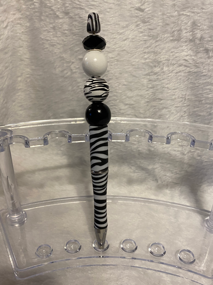 Animal Print Beaded Pens