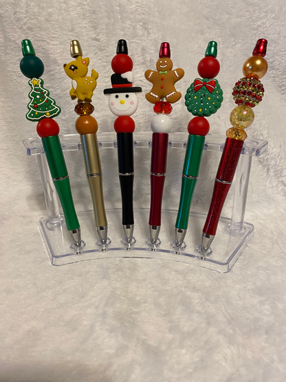 Christmas Beaded Pens