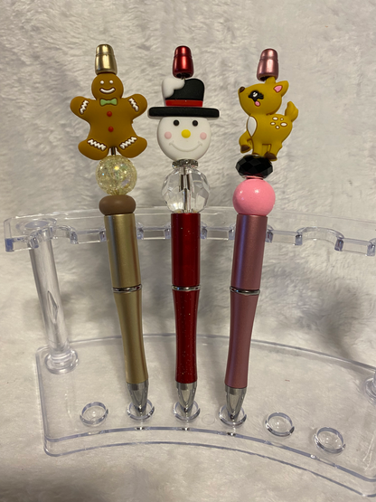 Christmas Beaded Pens