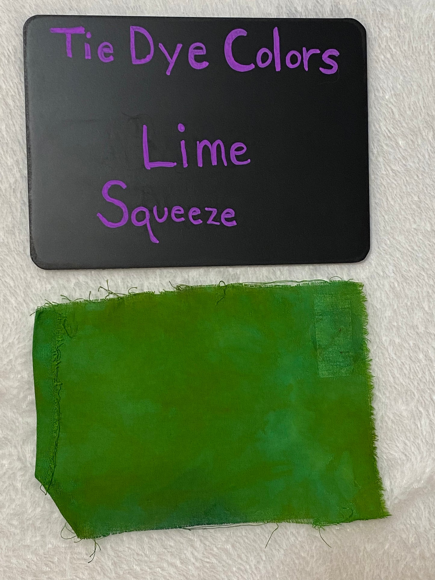 Tie Dye Color Options