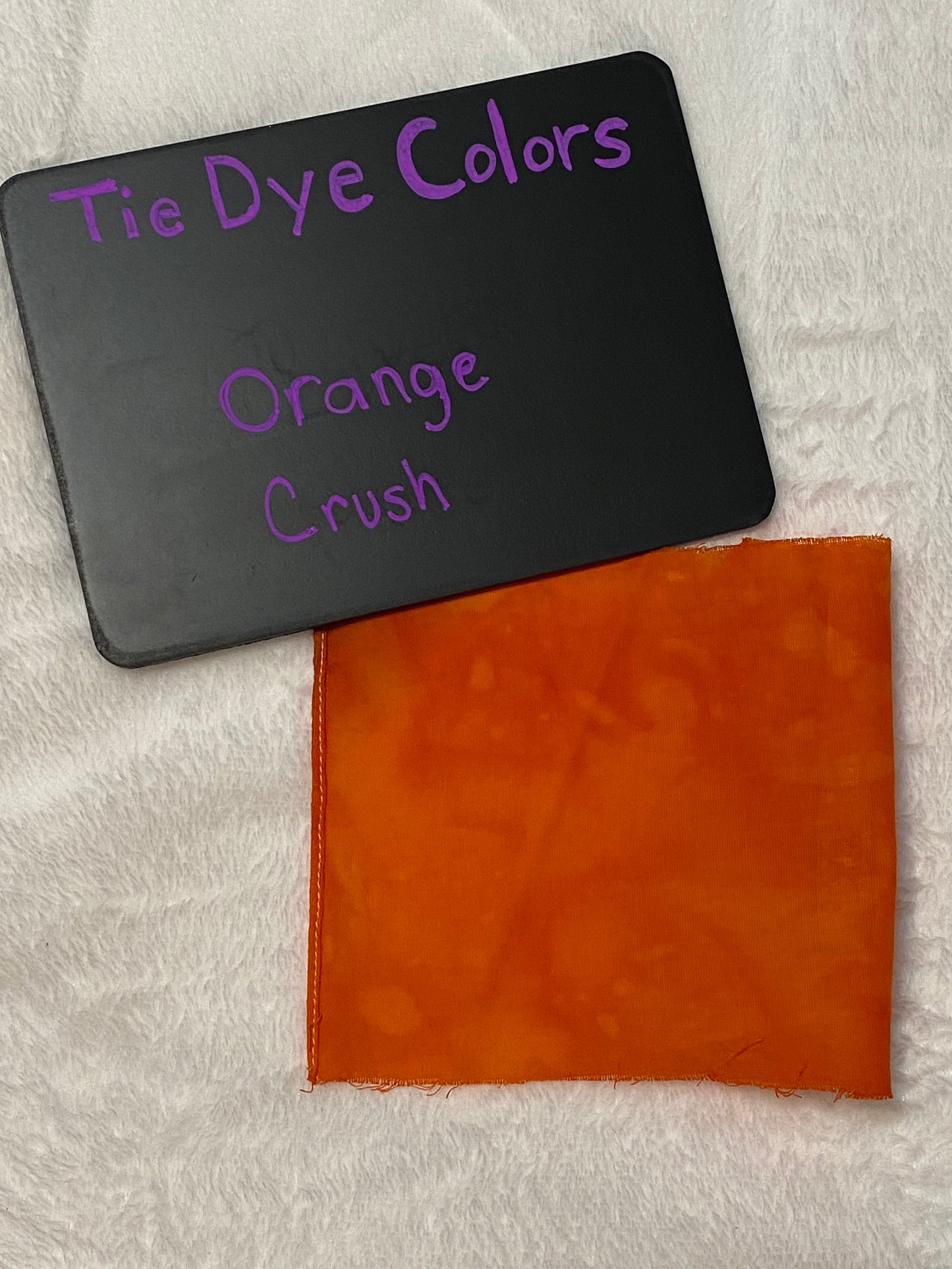Tie Dye Color Options