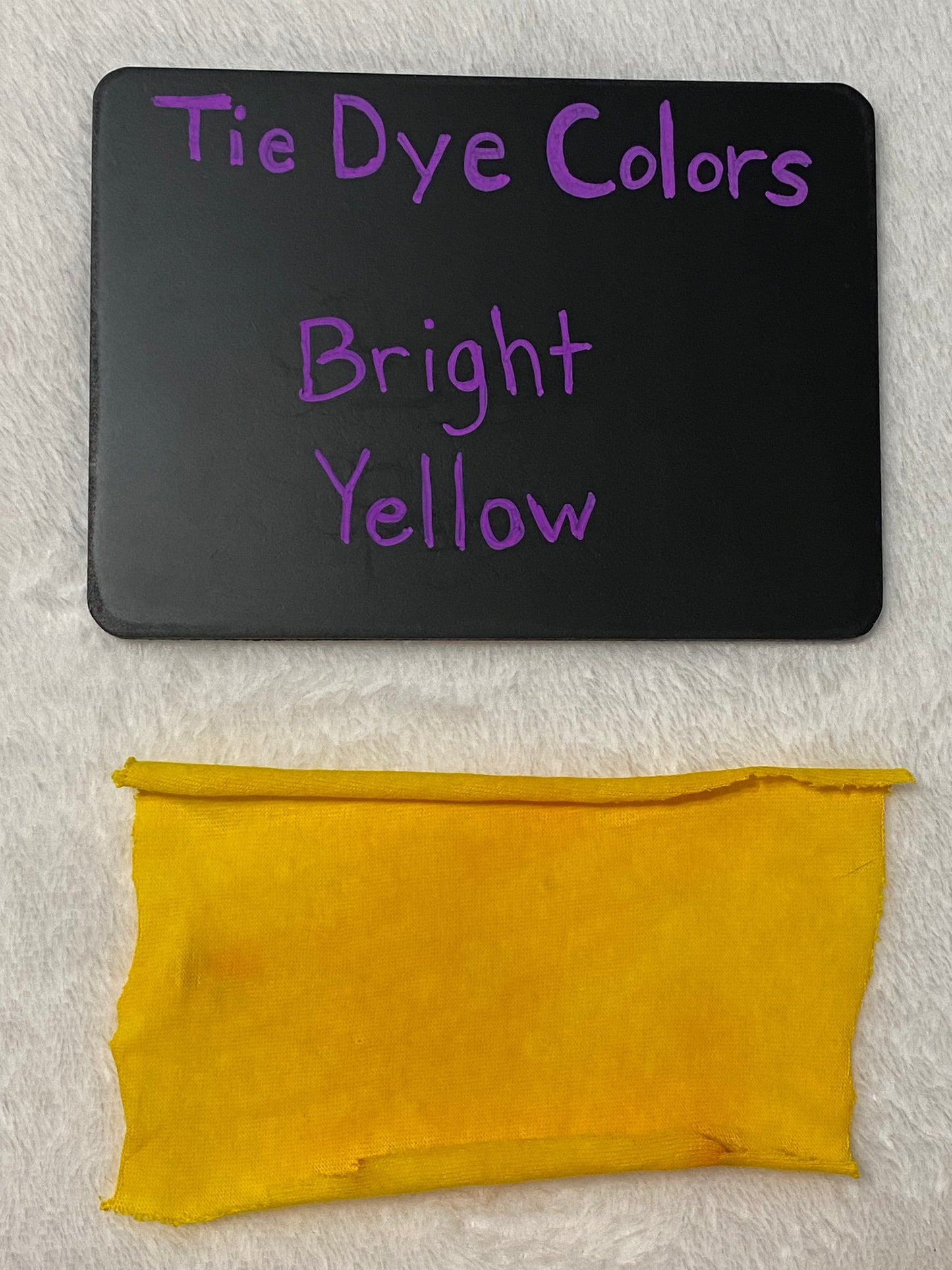 Tie Dye Color Options