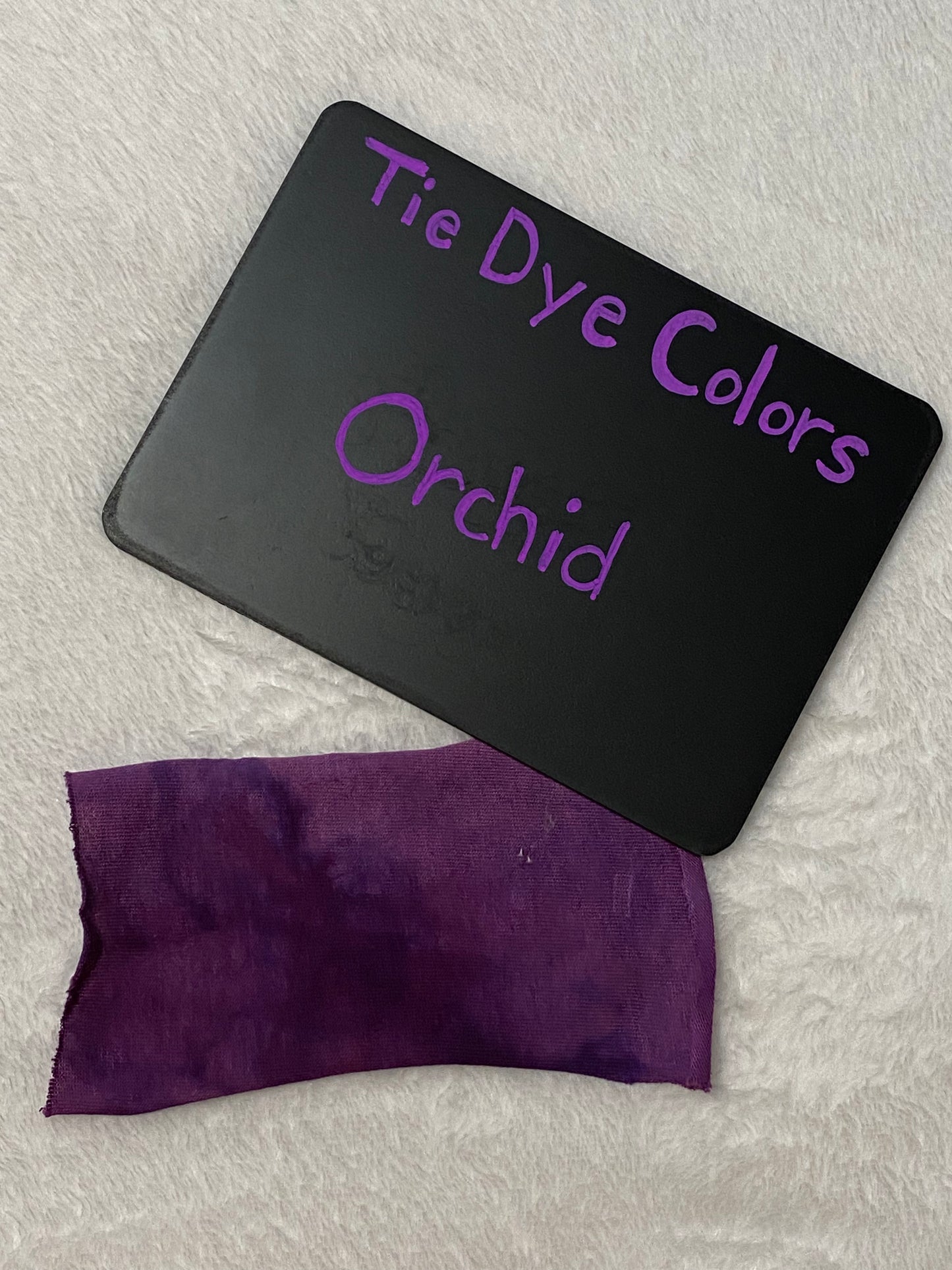 Tie Dye Color Options