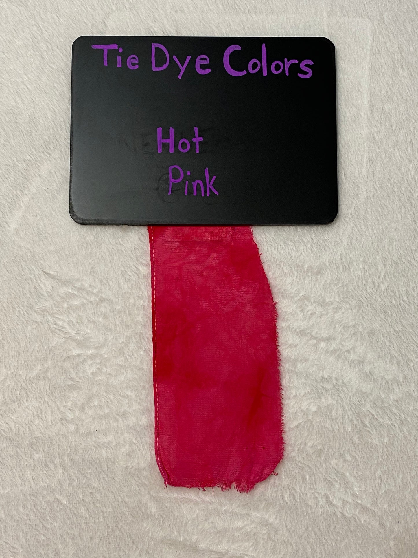 Tie Dye Color Options