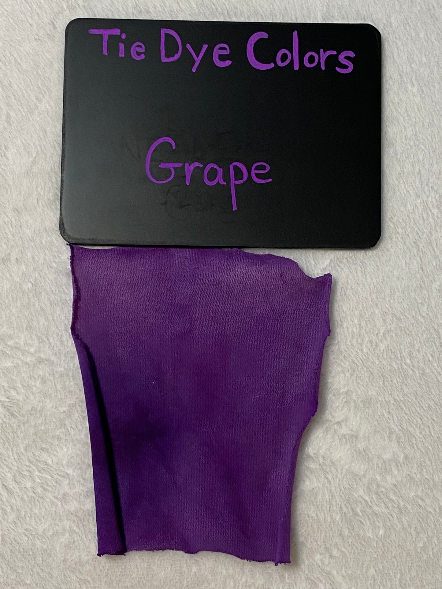 Tie Dye Color Options